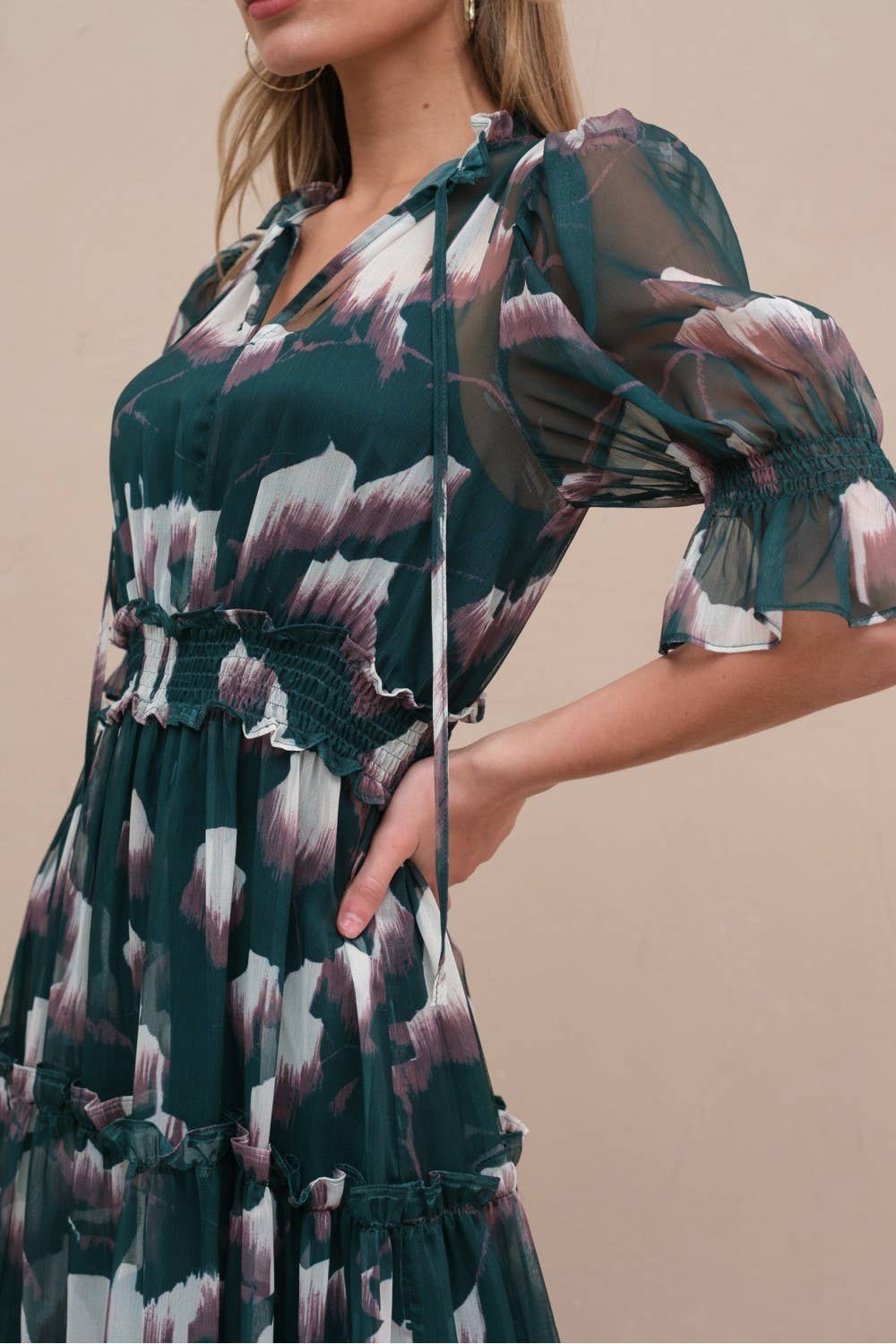 Olive Garden Bloom Maxi Dress