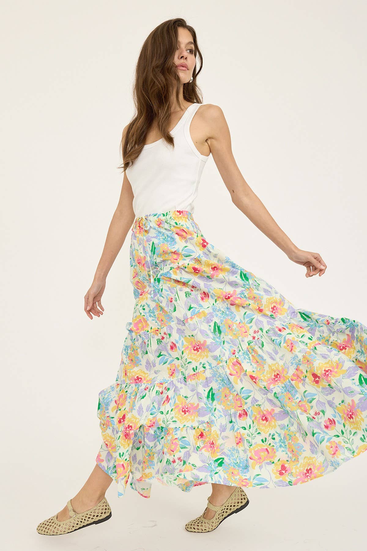 Floral Maxi Skirt