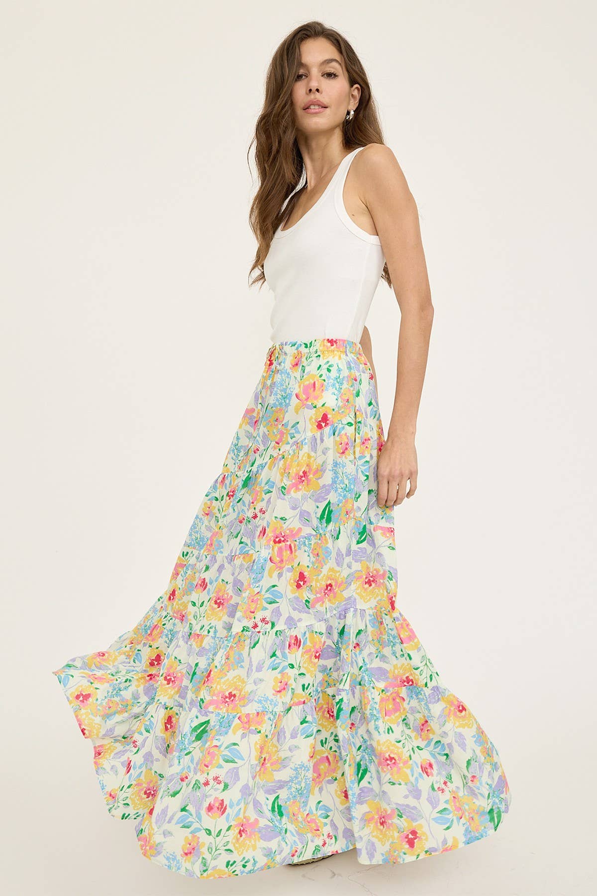 Floral Maxi Skirt