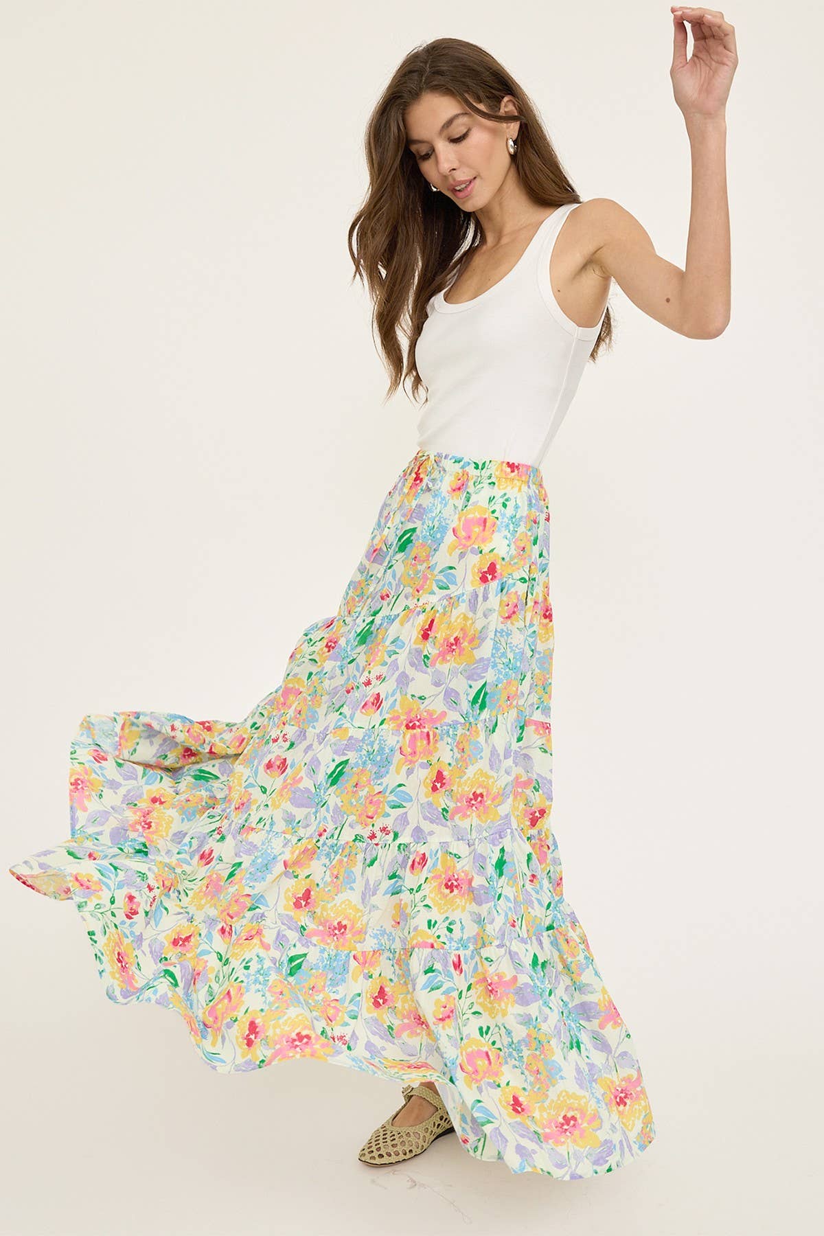 Floral Maxi Skirt