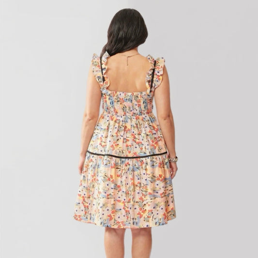 Floral Tiered Mini Dress
