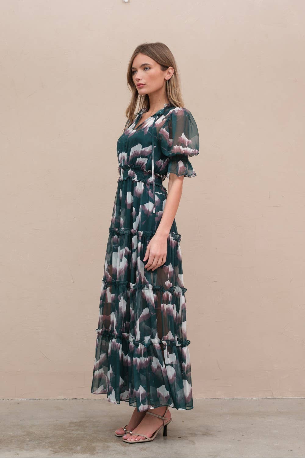Olive Garden Bloom Maxi Dress