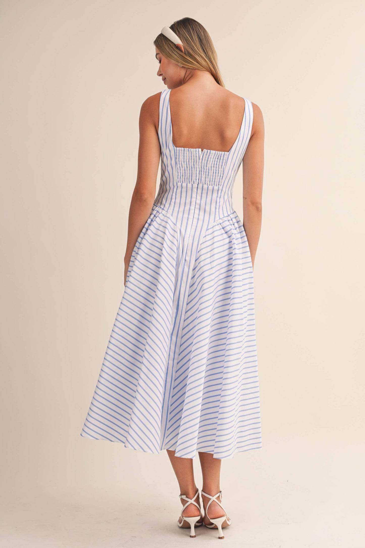 Striped Midi Sundress