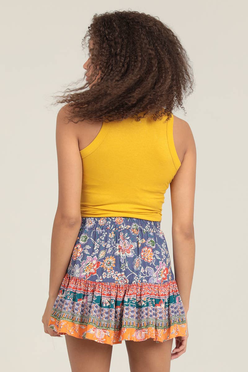 Floral Print Skort