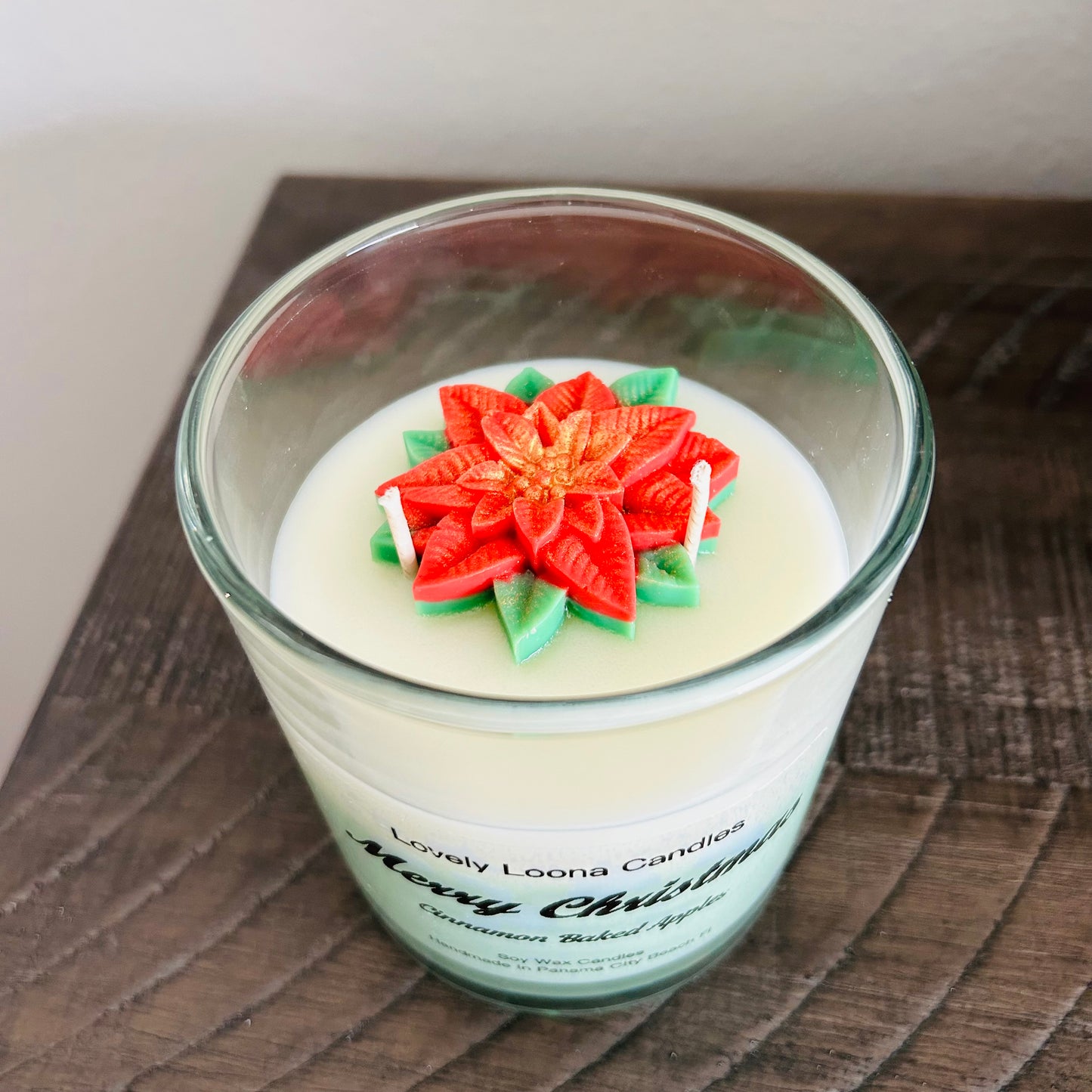 Cinnamon Baked Apple Christmas Candle