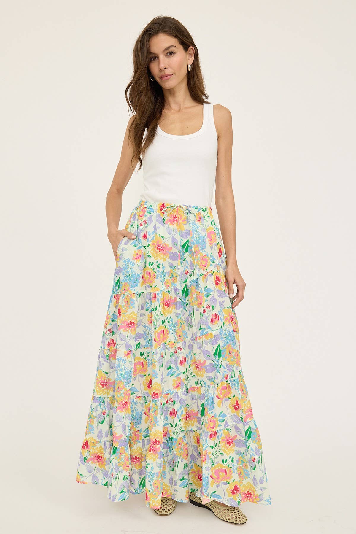 Floral Maxi Skirt