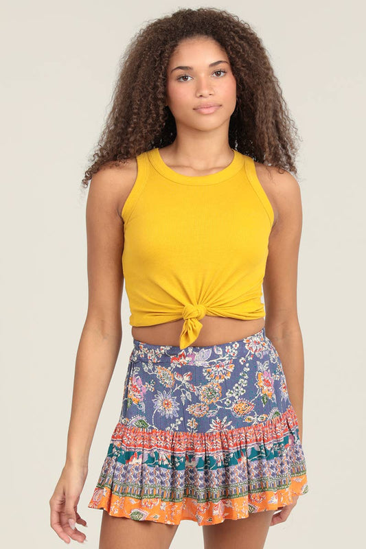 Floral Print Skort