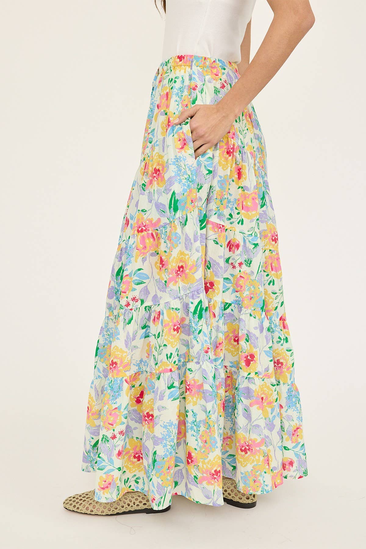 Floral Maxi Skirt