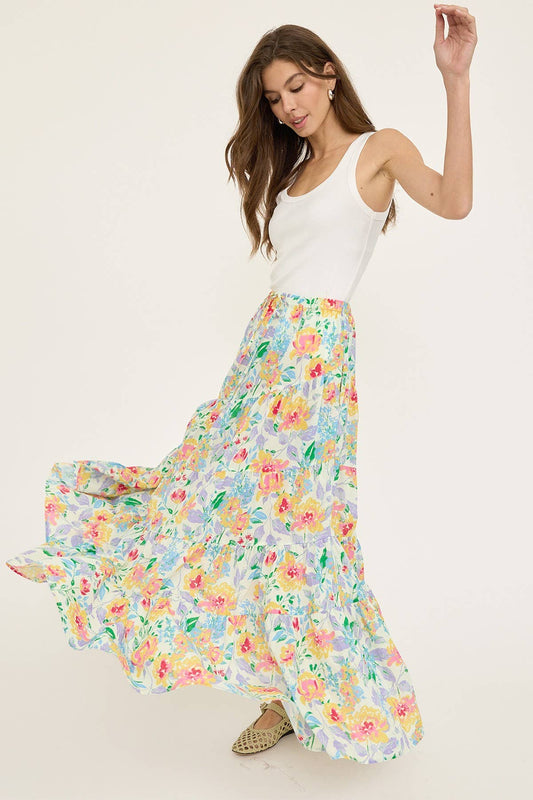 Floral Maxi Skirt