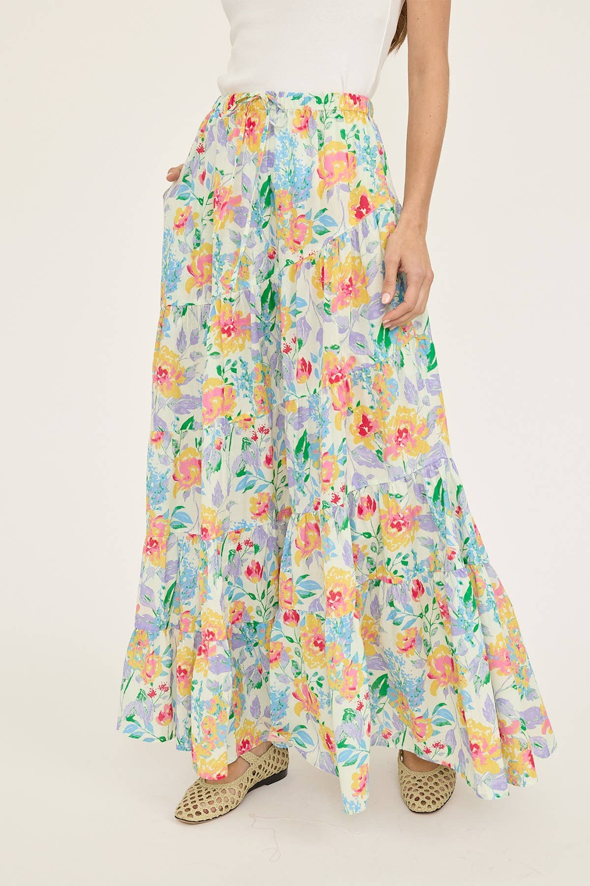 Floral Maxi Skirt