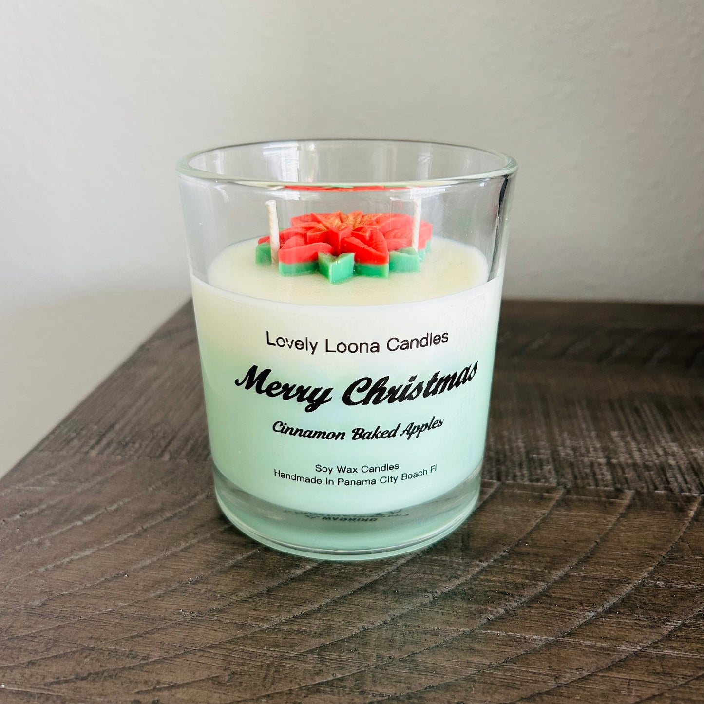 Cinnamon Baked Apple Christmas Candle
