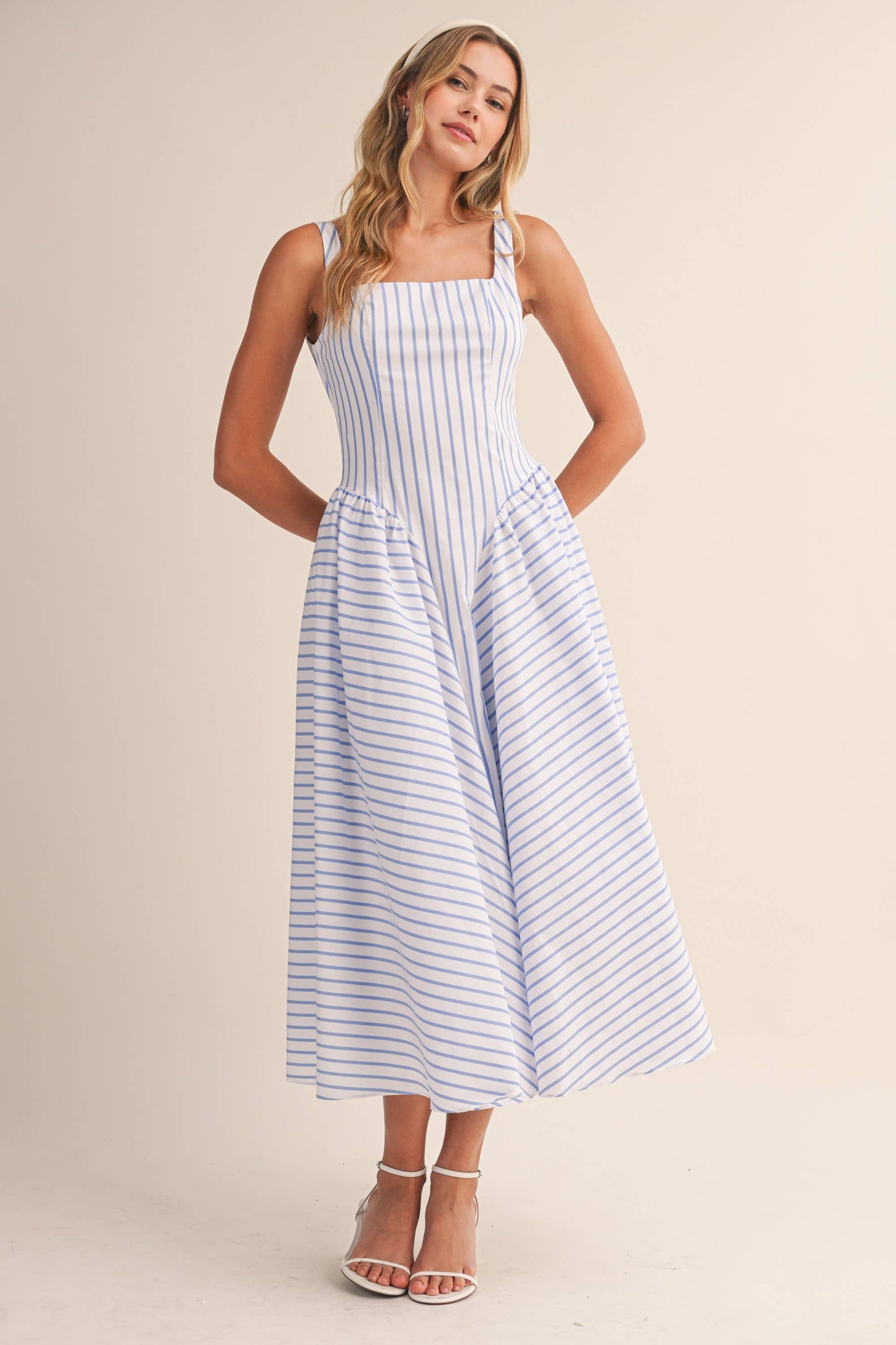 Striped Midi Sundress