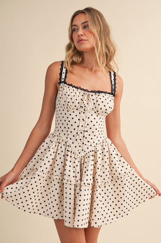 Polka Dots Mini Dress