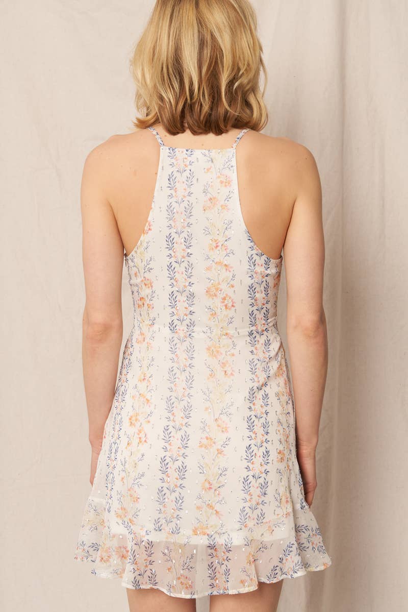 Sleeveless Mini Ruffle Dress