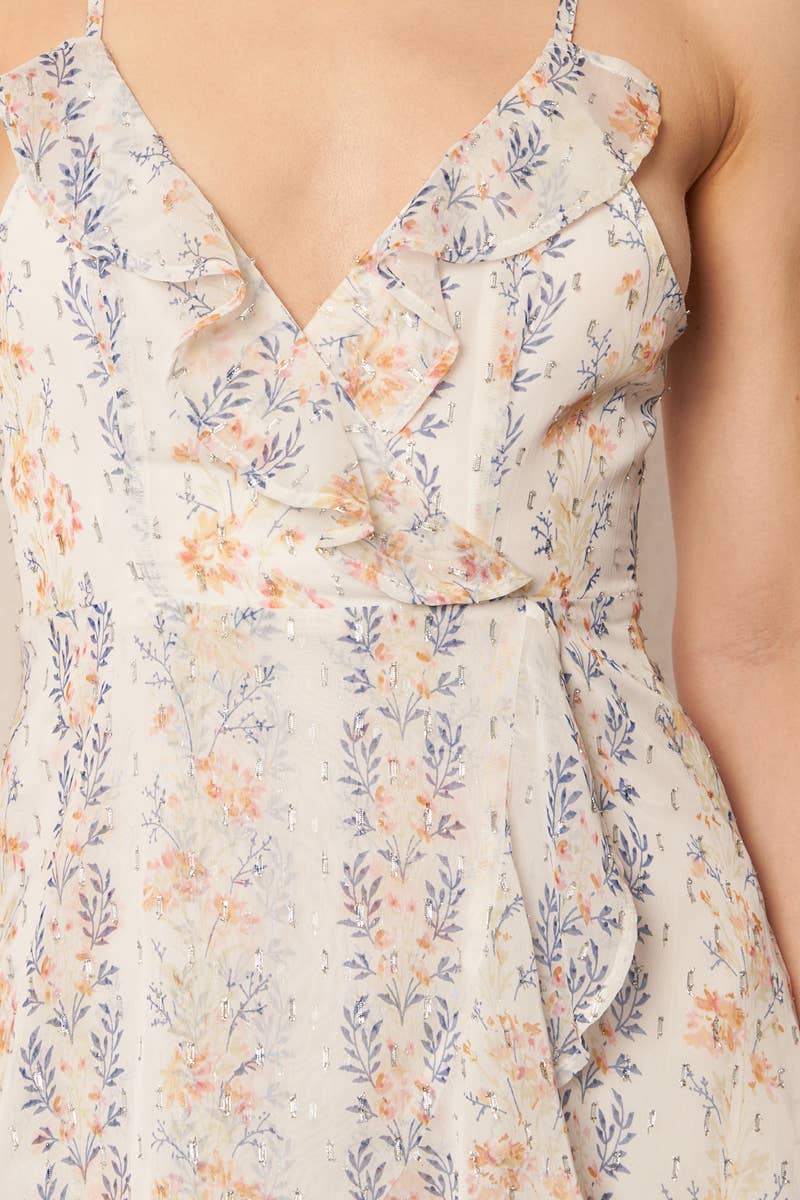 Sleeveless Mini Ruffle Dress