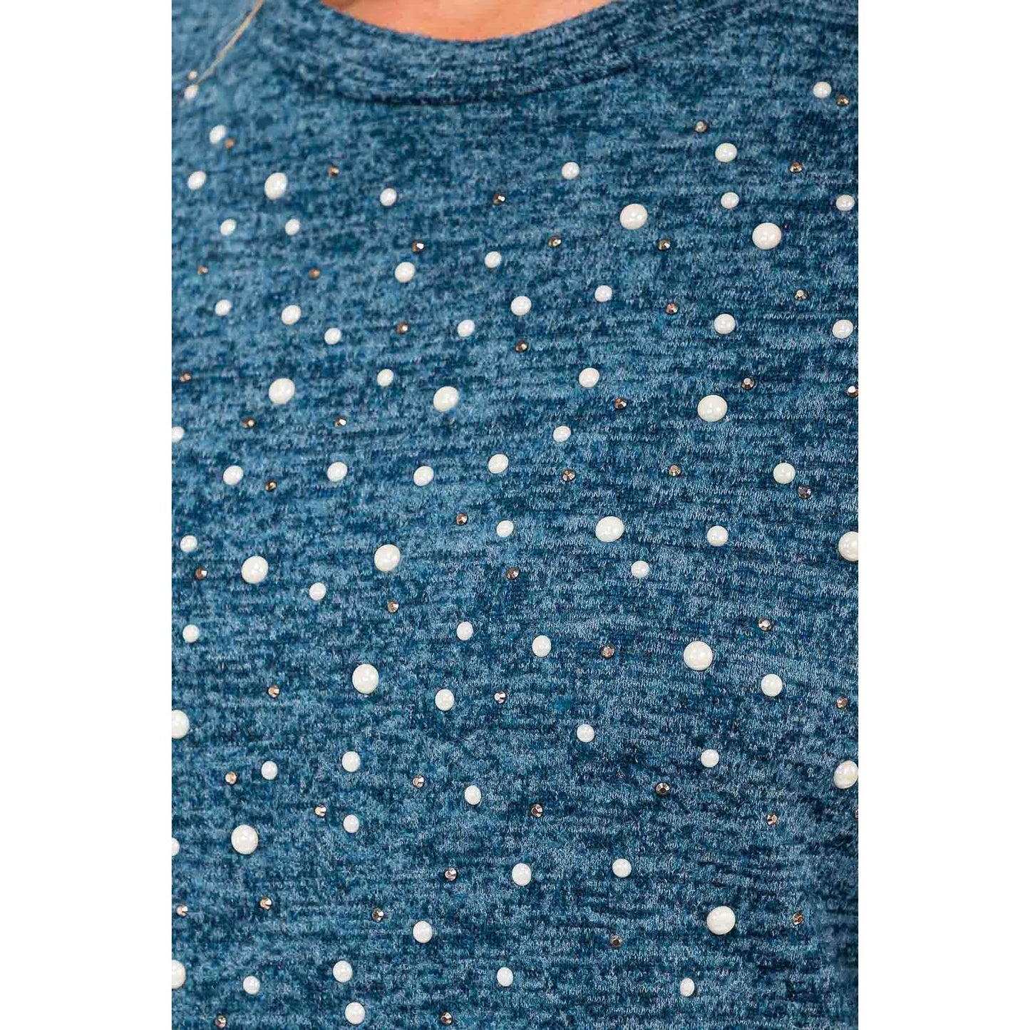 Puff Sleeves Knit Top